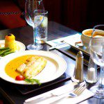 Seafood in Finnegan's - Lobster prawn bisque with hake
