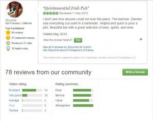 Tripadvisor Reviews - The Quintessential Irish Pub.