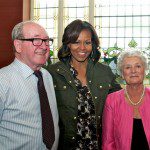 Mr & Mrs Finnegan meet the First lady of the United States.