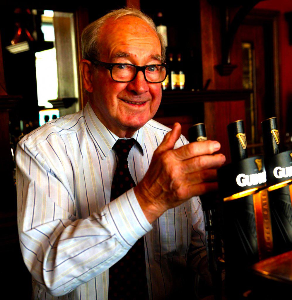 Dan Finnegan, founder and proprietor of Finnegan's Pub in Dalkey.