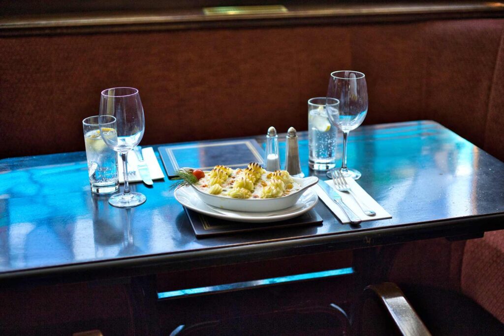 Sitting Area - Finnegan's famous fish pie